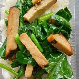 ข้าวคะน้าปลาเค็มเจ