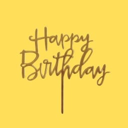 ป้าย HAPPY BIRTHDAY