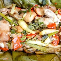 หมกเห็ดฟาง