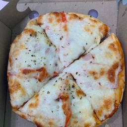 พิซซ่าหน้าปูอัดแฮม ( S )