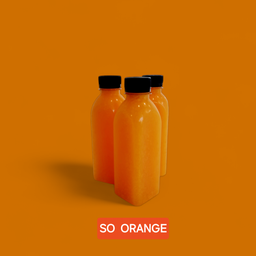 น้ำส้มแท้ 100 % ผสมเนื้อส้ม 250 มล