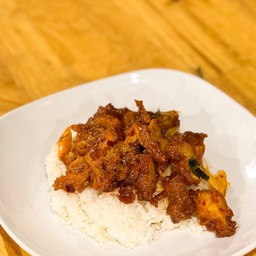 สามชั้นทอดผัดพริกเผา พิเศษ