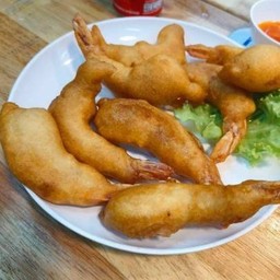 กุ้งชุบแป้งทอด