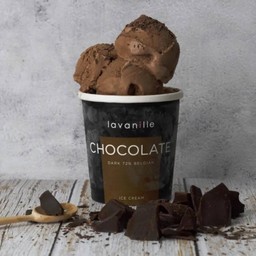 Dark 72% Belgian Chocolate Ice Cream 480 ml.