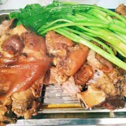 ขาหมูเนื้อล้วนพิเศษ(กับข้าว)
