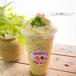 มะม่วง+เสาวรสปั่นนมสด