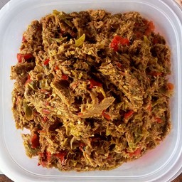 พริกปลาทูแมงดาแบบแห้ง(ไม่ใส่น้ำปลาร้า)