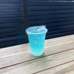 Ocean blue soda