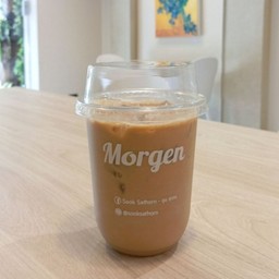 ลาเต้นมโอ๊ต กาแฟเจ Iced Latte, Oat milk J Vegan