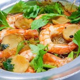 กุ้งอบวุ้นเส้น