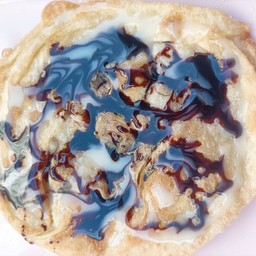 โรตีธรรมดา+ช็อกโกแลต(ม้วนกระดาษ)