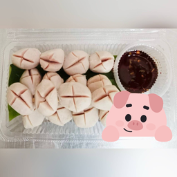 ลูกชิ้นหมู+น้ำจิ้ม