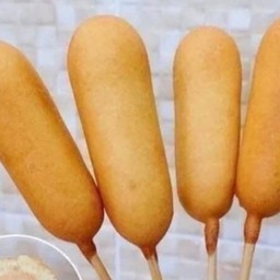 ชุดคอร์นด็อกไส้กรอกรสข้าวโพด(ไม้ใหญ่)