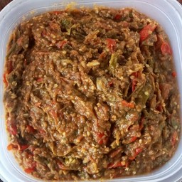 พริกแจ่วแบบแห้ง(ไม่ใส่น้ำปลาร้า)