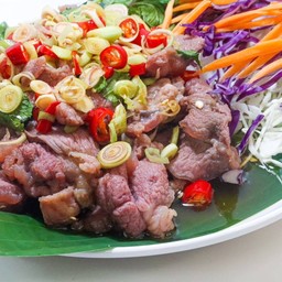 ยำเนื้อตะไคร้