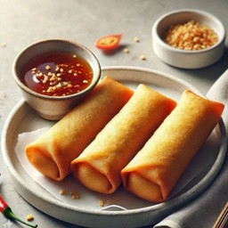ปอเปี๊ยะทอด (ไส้วุ้นเส้น)3ชิ้น