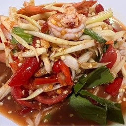 ตำกุ้งลวก