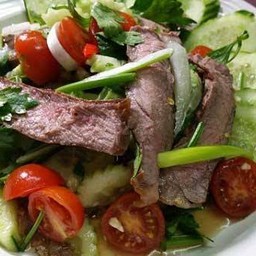 ตำเนื้อย่าง