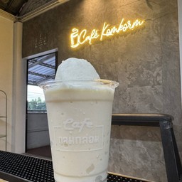 มะพร้าว +นมฮอกไกโด ปั่น