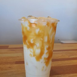 นมสดคาราเมลเย็น  หอมหวานชื่นใจ New!!