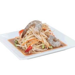 ตำกุ้งสด