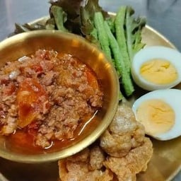 น้ำพริกอ่อง ไข่ต้ม