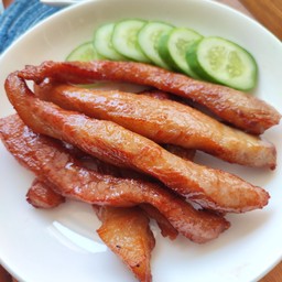 คอหมูทอดแดดเดียว