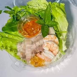 เมี่ยงรวม หมูกุ้ง (ผักสลัด)