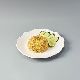 ข้าวผัดไก่คะน้าปลาเค็ม (S)