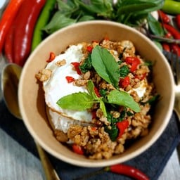 ข้าวกะเพราไก่สับ