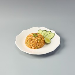 ข้าวผัดทะเลและปลาเก๋าดำผัดซอส XO (S)