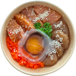 ข้าวหน้ารวมดองซีอิ๊วเกาหลี