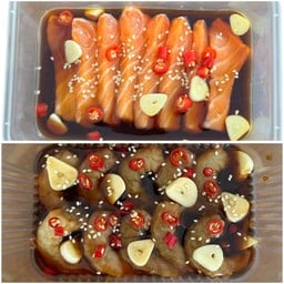 [เซตสุดฮิต] กุ้งดับเบิ้ลดอง + แซลม่อนดองซีอิ๊วเกาหลี