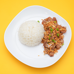ข้าวหมูกระเทียม,ไก่กระเทียม