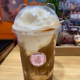นมหมีกาแฟปั่น