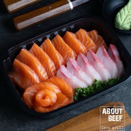 Salmon + Hamachi Sashimi 300 G
