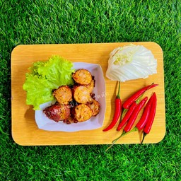 ไส้อั่วสมุนไพรทอด!!!   ( ชุดใหญ่ )