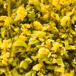 ผักกาดดองผัดไข่