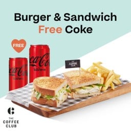 [อร่อยซ่ากับโค้ก] ชุดเบอร์เกอร์หรือแซนด์วิช
