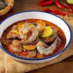 ยำกุ้งสะดุ้งมะนาว