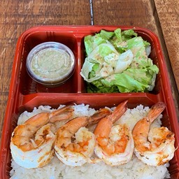 ข้าวกุ้งแกะ ราดน้ำจิ้มซีฟุ๊ด