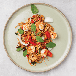 สปาเก็ตตี้ผัดฉ่ากุ้ง