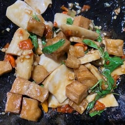 เจ กะเพราเห็ด เจ