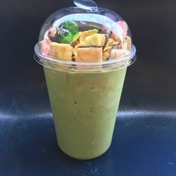 ปังเย็นชาเขียวแก้วขนาด 32 ออนช์