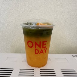 Matcha &Orange juice