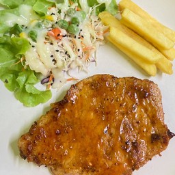 สเต๊กหมู BBQ