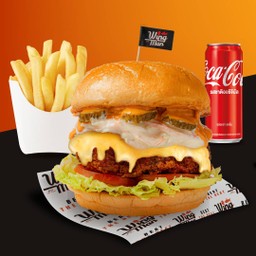 [Set] Melted Cheese Premium Chicken Burger