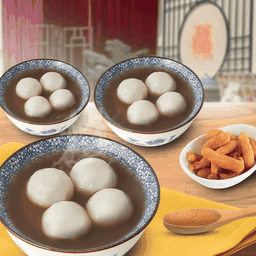 P6-SET บัวลอยน้ำขิง X 3 เเถมปาท่องโก๋ 3 (จากราคาปกติ 231 บาท)