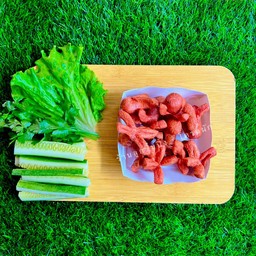 ฮอทดอกแดงทอด!!  ( ดอก ชุดใหญ่ )