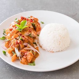 ข้าวยำ ไก่,หมู แซ่บ